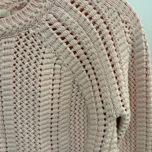 Maje Open Knit Cropped Margarita Sweater Size XS - Picture 9 of 14